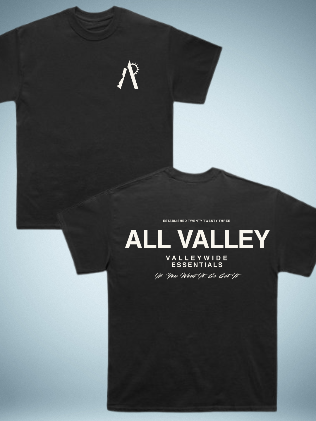 TEES - ESSENTI4LS (BLACK)