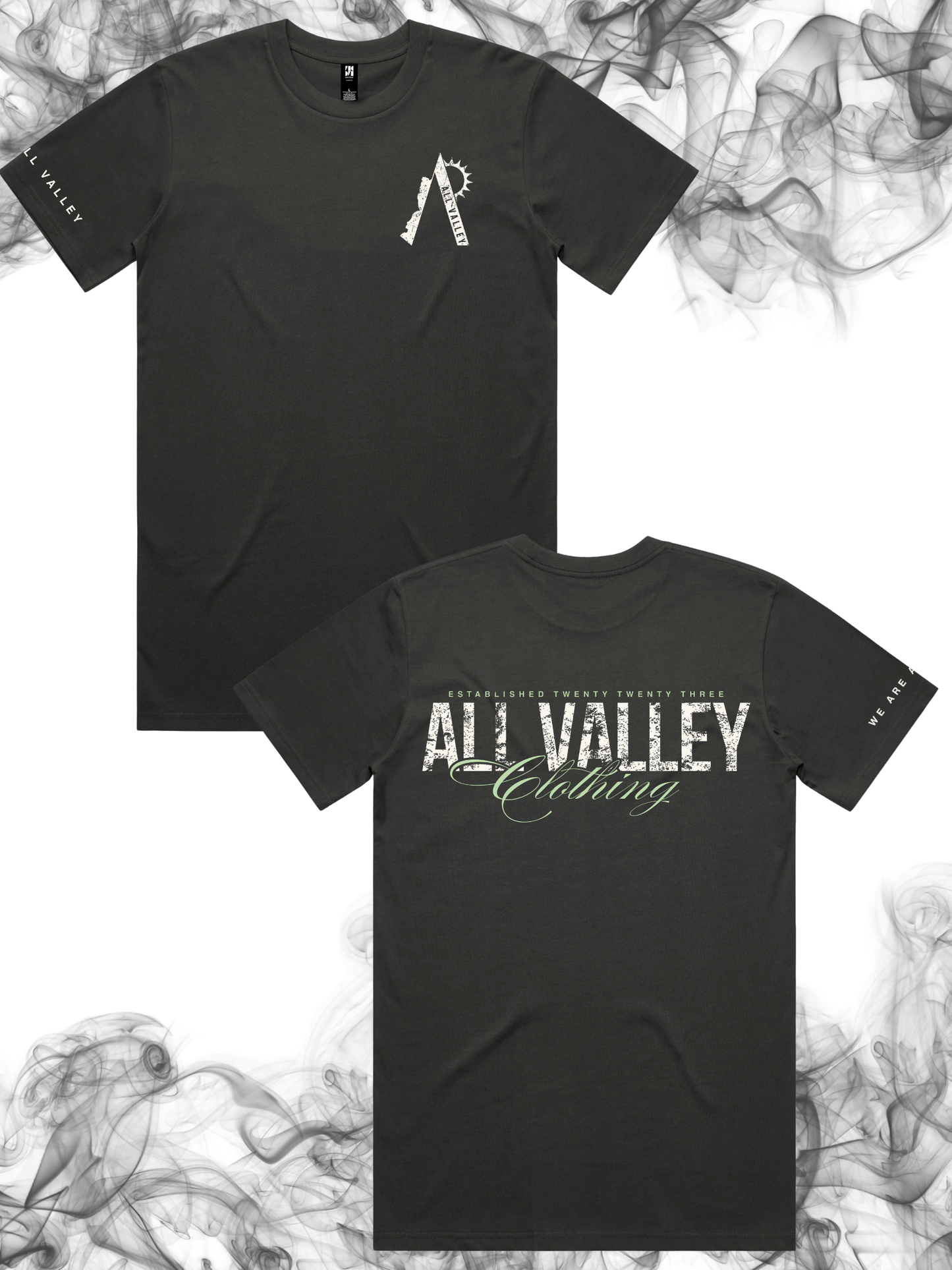 FOUND4TION TEE- SMOKE